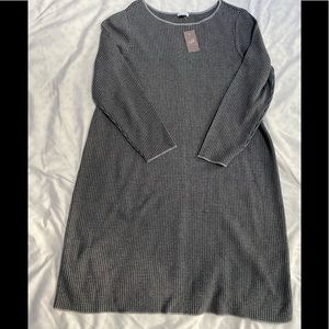 NWT J.Jill tunic in dark gray heather black